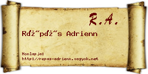 Répás Adrienn névjegykártya