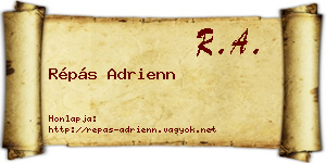 Répás Adrienn névjegykártya