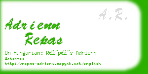 adrienn repas business card